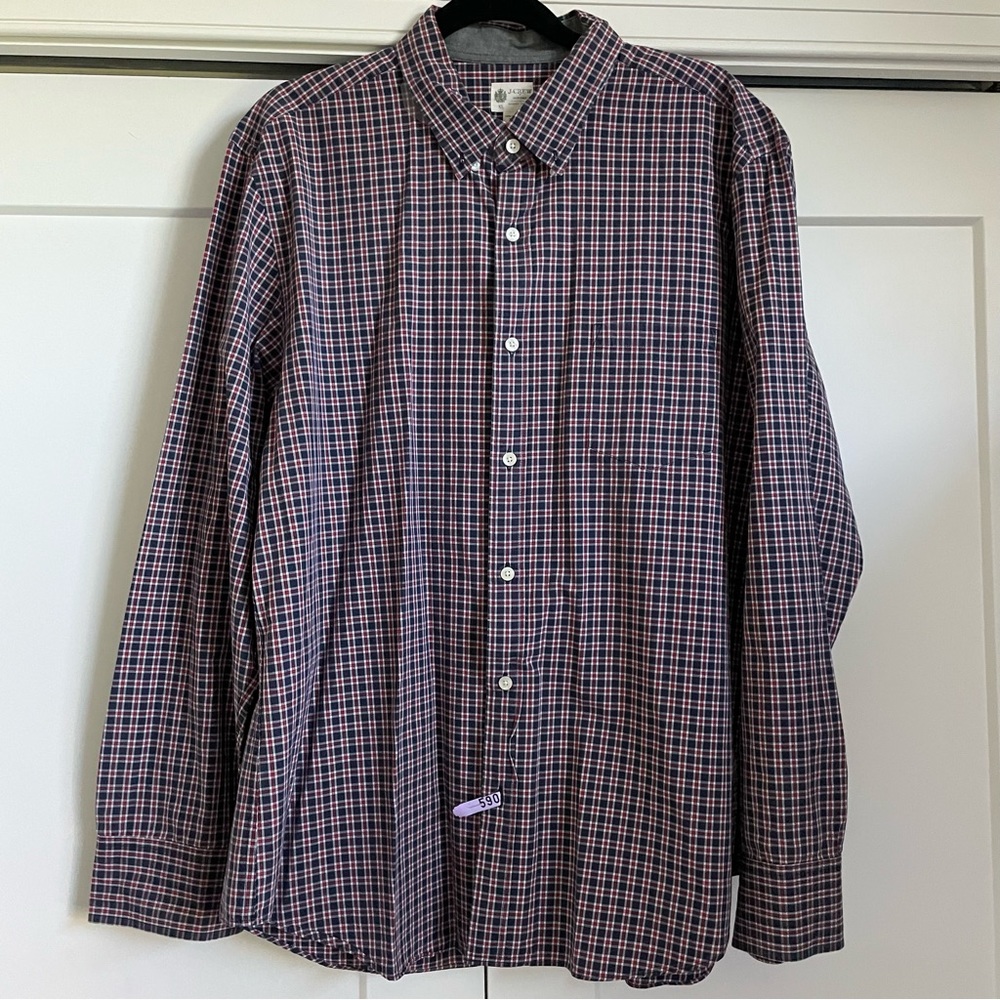 Men’s J. Crew Tailored by J. crew Cotton Plaid shirt